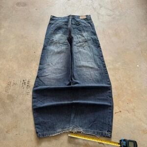 Baggy Wide Leg Ubug Southpole Styl Y2K Faded Skater Vintage Jeans 42x32